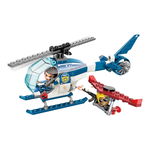 Set de constructie Qman Mine City Urmarire In Aer 106 piese, Qman