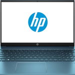 Laptop HP 15.6'' Pavilion 15-eh2012nq, FHD IPS, Procesor AMD Ryzen™ 5 5625U (16M Cache, up to 4.3 GHz), 16GB DDR4, 1TB SSD, Radeon, Free DOS, Forest Teal