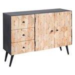 Comoda din Lemn masiv de palisandru Maro Illusion L120xH75cm