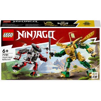 LEGO Ninjago. Lupta cu robotul EVO al lui Lloyd 71781 223 piese, Lego