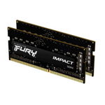 Memorie Laptop Kingston FURY Impact, 64GB DDR4, 2666MHz CL16, Dual Channel Kit