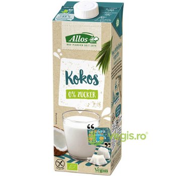 Lapte (Bautura) de Cocos fara Gluten si Lactoza Ecologic/Bio 1L ALLOS
