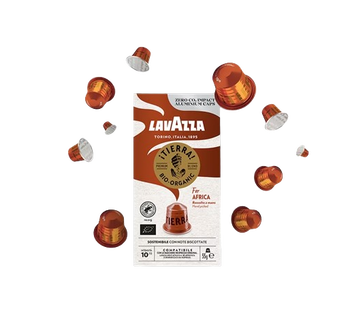 Lavazza Tierra Africa 10 capsule aluminiu compatibile Nespresso, Lavazza