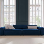 Canapea fixa din Catifea Albastru royal in dimensiuni multiple Jodie