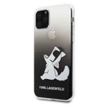 Husa de protectie Karl Lagerfeld Choupette Fun pentru iPhone 11 Pro Max, KLHCN65CFNRCBK, Black