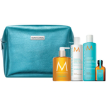 Set Hydration Sampon 250ml + Balsam 250ml + Ulei de par 25ml + Sapun lichid 360ml, Moroccanoil