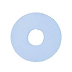Perna Sanity standard, pentru prevenirea escarelor de decubit, din spuma de poliuretan, cu husa detasabila placuta la atingere, diametru 20 cm, Bleu, Sanity
