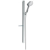 Set de dus Hansgrohe, Raindance Select S 120, 3 jeturi, cu bara dreptunghiulara Unica E 90 cm, crom, 