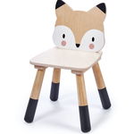 Scaunel Vulpita din lemn premium Forest Fox Chair, Tender Leaf Toys