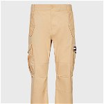 Tommy Jeans Pantaloni din material Ethan DM0DM12756 Bej Relaxed Fit