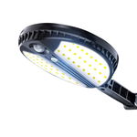 Lampa Solara KlaussTech 70 LED, Telecomanda, Acumulator 2400 mAH, Panou solar, IP65, 450 lm, Negru, KlaussTech