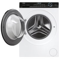 Masina de spalat rufe frontala Haier HW80-B14959EU1-S, 8 kg, 1400 rpm, clasa A, adancime 58.3 cm, motor Direct Motion, conectivitate Wi-Fi hOn, functie Refresh, tehnologie I-Time, tratament antibacterian, optiune pornire intarziata, tambur iluminat, alb