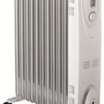 Calorifer electric cu ulei Platinium POFR-11A, 11 elementi, 2500 W, 3 trepte de putere, Termostat ajustabil (Alb)