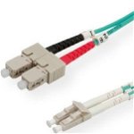 Valoare VALORE FO Cablu 50/125µ. OM3. LC/SC. acva. 0,5 m, Value