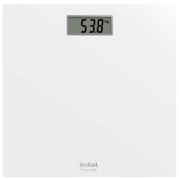 Cantar corporal TEFAL Premiss PP1401V0, 150kg, electronic, sticla, alb