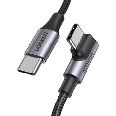 Cablu alimentare si date Type-C la TypeC 100W/5A unghi 90° 1m US334 UGREEN