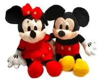 Set jucarii din plus Mickey si Minnie Mouse, cu muzica, HWH, 28 cm, OEM