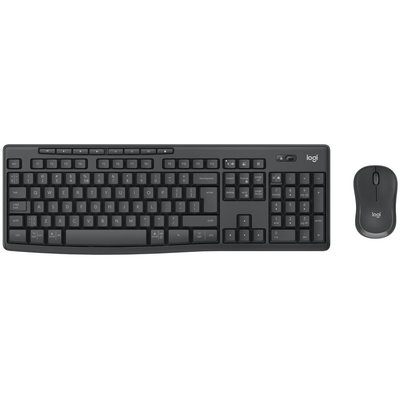 Kit tastatura cu mouse logitech mk370, wireless, negru (920-012077)