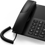 Telefon de birou cu fir, Alcatel, Temporis 28, Negru, Alcatel
