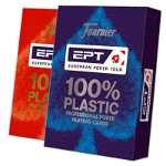 Carti de joc - EPT 100 Plastic Proffesional Jumbo Index Red Blue, USPCC