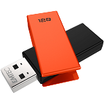 EMTEC Memorie USB Emtec C350 Brick 128GB, USB 2.0, Portocaliu, EMTEC