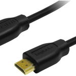 Cablu HDMI, Logilink, 1.4, AM la AM, 4K/30Hz, 1 m, Negru