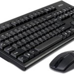 Kit Tastatura si Mouse A4Tech Wireless 3100N (Negru)