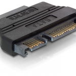 Adaptor SATA 22 pin la SATA 13 pin, Delock, Negru, Delock