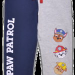 Pantaloni lungi de baieti cu imprimeu Paw Patrol, Gri/Blue