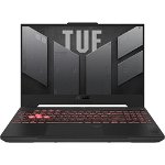 Laptop Gaming ASUS TUF F15 FX507ZU4-LP040, Intel Core i7-12700H pana la 4.7GHz, 15.6" FHD, 16GB, SSD 512GB, NVIDIA GeForce RTX 4050 6GB, Free DOS, Mecha Gray