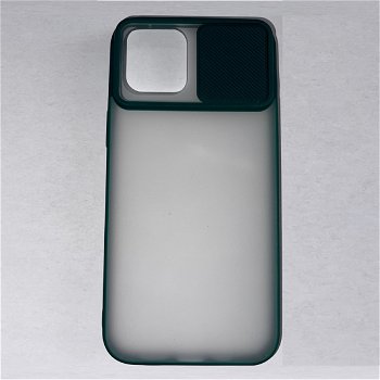 Husa protectie compatibila cu iPhone 12 Pro Max (6.7"), Ultra Slim, Ultra Soft, din silicon cu microfibra la interior, Verde