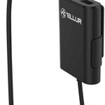 Incarcator auto Tellur 9.6A, 4x USB, Black, Tellur