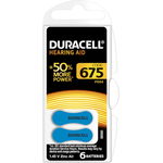 Baterii Duracell Aparat auditiv ZA 675, 6 Buc