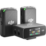 DJI Lavaliera wireless DJI MIC, Autonomie 15 ore, Distanta maxima 250 m, DJI