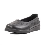 Pantofi vara dama, piele naturala, M518158665-2, negru