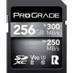 Card memorie SDXC UHS-II ProGrade Digital 256GB V90 R300 W250, Prograde