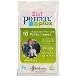 Pungi Potette Plus Biodegradabile de Unica Folosinta pentru 10 buc/set