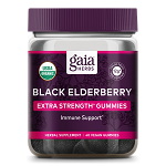 Black Elderberry Extra Strength Gummies | 40 Gummies | Gaia Herbs, Gaia Herbs