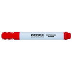 Marker pentru table de scris, varf rotund, corp plastic, Office Products - rosu