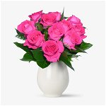Buchet de 11 trandafiri roz - Standard, Floria