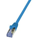 Cablu de retea , Logilink , Cat.6A 10G S/FTP PIMF PrimeLine , 2m , albastru, LogiLink