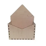 Cutie lemn tip plic , 18x8x24 cm, OEN