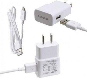 Incarcator Retea Samsung ETA-U90EWEGSTD, Cablu MicroUSB inclus, 2 Amperi, Alb, Blister