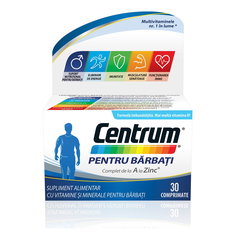 Centrum pentru Barbati complet de la A la Zinc, 30 comprimate, Centrum Centrum pentru Barbati complet de la A la Zinc, 30 comprimate, Centrum