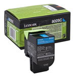 Toner original LEXMARK 80C2SC0 802SC Return Program, cyan