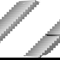 Combina Frigorifica Albatros CFX341, 262 l, Termostat Reglabil, Clasa energetica F, 3 sertare congelator, H 180 cm, Inox