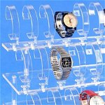 Suport expunere ceasuri 18 spatii acril transparent WZ1666