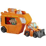 Set Transformers cu Figurina si Vehicul Rescue Bots Academy Portocaliu