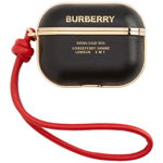 Genti Femei Burberry AirPods Pro Leather Case Black