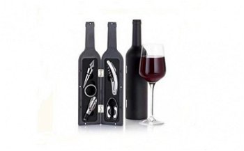 Set accesorii pentru vin in forma de sticla, Easy to buy Shop